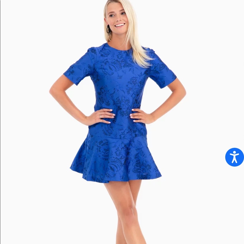 Alice + Olivia Esther Ruffle Dress